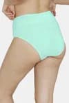 Zivame (Pack of 2) Tummy Tucker Hipster High Rise Anti-Microbial Panty For Women - Dragon Pt Cabbage