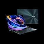 ZENBOOK PRO DUO - UX582LR - 10th, i9 10980HK, 32, SSD 1 TB NVMe, DUAL 4K OLED SCREEN, 15.6 Nano Edge 4K OLED IPS TOUCH SCREEN + 2ND 14 INCH 4K TOUCH SCREEN, Nvidia RTX3070 8 GB, GENUINE WIN 10, 2 years, BACKPACK, PALM REST, STYLUS, BLUE METAL, Fast Charge