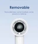 Mini HandHeld Turbo Fan Upto 100 Gear Speed,Upto 6 Hours Backup