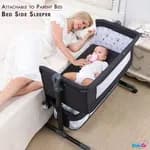 Baby Bedside Bassinet with Mattress Co-Sleeper