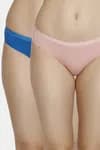 Zivame (Pack of 2) Bikini Low Rise Anti-Microbial Panty For Women - Mykonos Tan