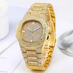 Fashionable Ice Watch For Unisex || Round Dial Stainless Steel Quartz Moment Fashionable Watch For Men/Women