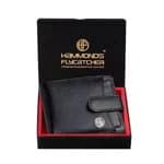 Hammonds Flycatcher Genuine Leather Black Wallet For Men