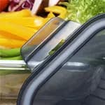 Deli Borosilicated Microwave Safe Glass Bowl 630ml