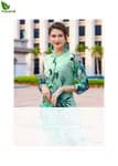 FuLoo's Mareena Dress Heavy Crazy Printed Georgette for Women #1028