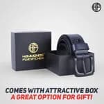 Hammonds Flycatcher Genuine Leather Blue Belt For Men