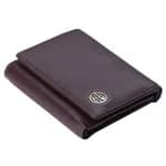 Hammonds Flycatcher Genuine Leather Black Trifold Wallet For Men