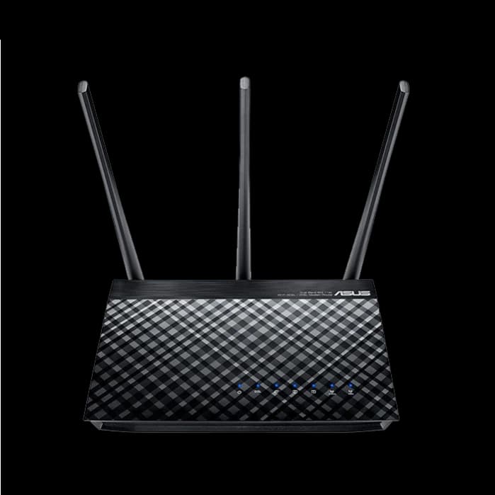 ASUS RT-AC53 AC750 Dual Band WiFi Router with high power design, VPN server and time scheduling