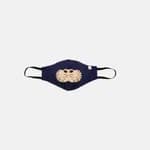 Zivame Kids Reusable 2 Layer Antiviral Knit Cotton Face Mask (Pack Of 3) - Yellow Purple Dk Blue Pt