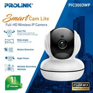 Prolink Full-Hd Wireless Ip Camera (Pan/Tilt) - Pic3003Wp