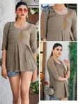 Fuloo Glazier Rayon tops with Embroidery for Women # 1029