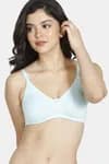 Rosaline Basics Double Layered Non Wired 3/4th Coverage Bra - Plume