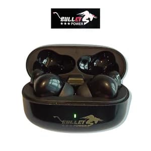 Bullet Power Pro-10 True Wireless Earbuds TWS Bluetooth Gaming Earphones with 48 Hours Backup & Noise Cancellation - Black