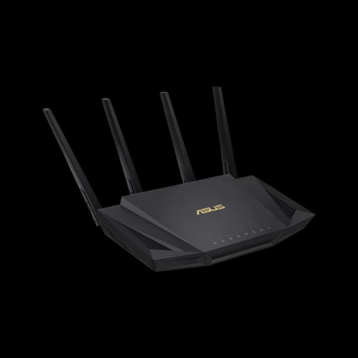 ASUS RT-AX3000 - Dual Band WiFi 6 (802.11ax), GIGABIT, 3000 MBPS, 256 MB Flash, 512 MB RAM, USB 3.1, 2 YRS