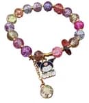 Multicolor Crystal Design Bracelet-1Pcs