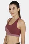 Zelocity Sports Bra With Removable Padding For Women - Dusky Orchid