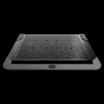 Notepal U2 PLUS V2, Cable Manger, 2in1 Case, 2 x Moveable Fan, Metal + Fabric