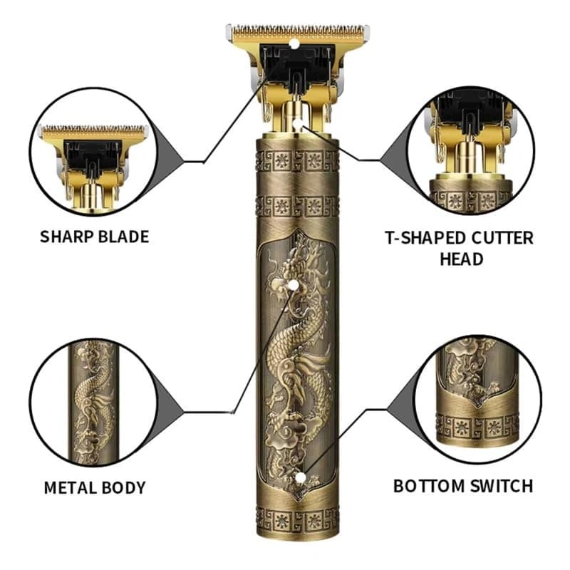 Vintage T9 Professional Hair Clipper For Men