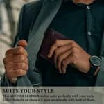 Hammonds FLycatcher Croco Brown Genuine Leather Wallet For Men