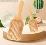 Wooden Paddle Detangling Hairbrush for Women