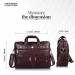 Hammonds Flycatcher Genuine Leather Brown Bag For Men - Men's Leather Business Bags | SIde Bags For Men |