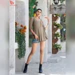 Fuloo Glazier Rayon tops with Embroidery for Women # 1029