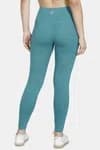 Zelocity Mid Rise Nouveau Stretch Legging For Women - Blue Melange