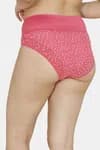 Zivame (Pack of 2) Tummy Tucker Hipster High Rise Anti-Microbial Panty For Women - Mykonos Fruit