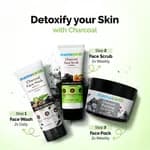 Mamaearth Charcoal Purifying Face Pack with Activated Charcoal & Glycolic Acid for Skin Detoxification - 200g