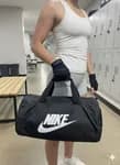 Nike Gym Gear Combo Set - Premium Duffle Bag With Sports Sweatband For Men & Women