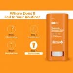 The Derma Co Hyaluronic Sunscreen Stick with SPF 60 & PA++++ For Easy Reapplication - 20g