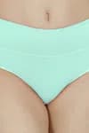 Zivame (Pack of 2) Tummy Tucker Hipster High Rise Anti-Microbial Panty For Women - Dragon Pt Cabbage