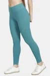 Zelocity Mid Rise Nouveau Stretch Legging For Women - Blue Melange