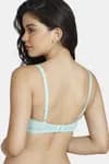 Zivame Padded Non Wired 3/4th Coverage T-Shirt Bra - Green