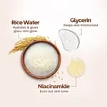 mamaearth Rice Dewy Bright Face Wash With Rice Water & Niacinamide for Glass Skin - 100 ml