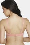 Zivame Beautiful Basics Padded Wired 3/4th Coverage T-Shirt Bra-Desert Flower