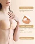 Sticky Bra 1Pairs, Strapless Push Up Backless Bras for Women