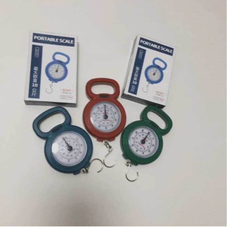 Portable Hook Multifunction Hanging 10kg Measure Dial Luggage Scale