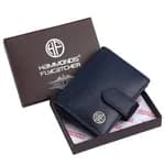 Hammonds Flycatcher Blue Leather Unisex Card Wallet (Cc602V)