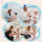 Adjustable Non-Slip Baby Shower Stand – Safe & Secure Bath Support for Toddlers