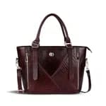 Genuine Leather Ladies Office Bag, Spacious Handbag with Adjustable Sling Strap, stylish Office Bag for Women