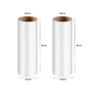 16 CM Lint Remover Roller Refill , Hair Remover Roller Refill 60 Sheet Pack Of 2 Piece Refill