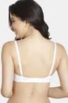 Zivame Basics Double Layered Non Wired 3/4th Coverage Bra-White