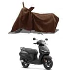 Black Dust Proof Water Resistant Double Mirror Pocket Bike Body Cover For Bike And Scooter - Bike Covers |