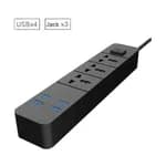 Lucky Hawk T18 2M Power Strip Stop3 Power Socket 4 USB Port