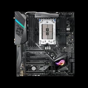 ASUS ROG STRIX X399-E GAMING AMD Ryzen Threadripper TR4 DDR4 M.2 U.2 X399 EATX HEDT Motherboard with onboard 802.11AC WiFi, USB 3.1 Gen2, and AURA Sync RGB Lighting