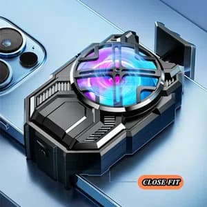 Mobile Phone Gaming Accessories  Mute Cooling Fan with Holder Cool Heat