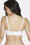 Zivame Padded Wired 3/4th Coverage Strapless Bra-White