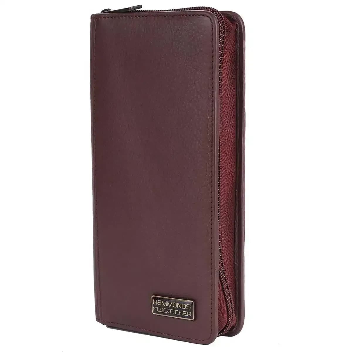 Hammonds Flycatcher Genuine Leather Brown Unisex Passport Holder