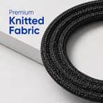 Elephu Data cable Braidy series 567| Type C to C)| Super fast charging| high speed data transfer| Fabric braided cable| Integrated IC chips| aluminum tip| pure copper wire|